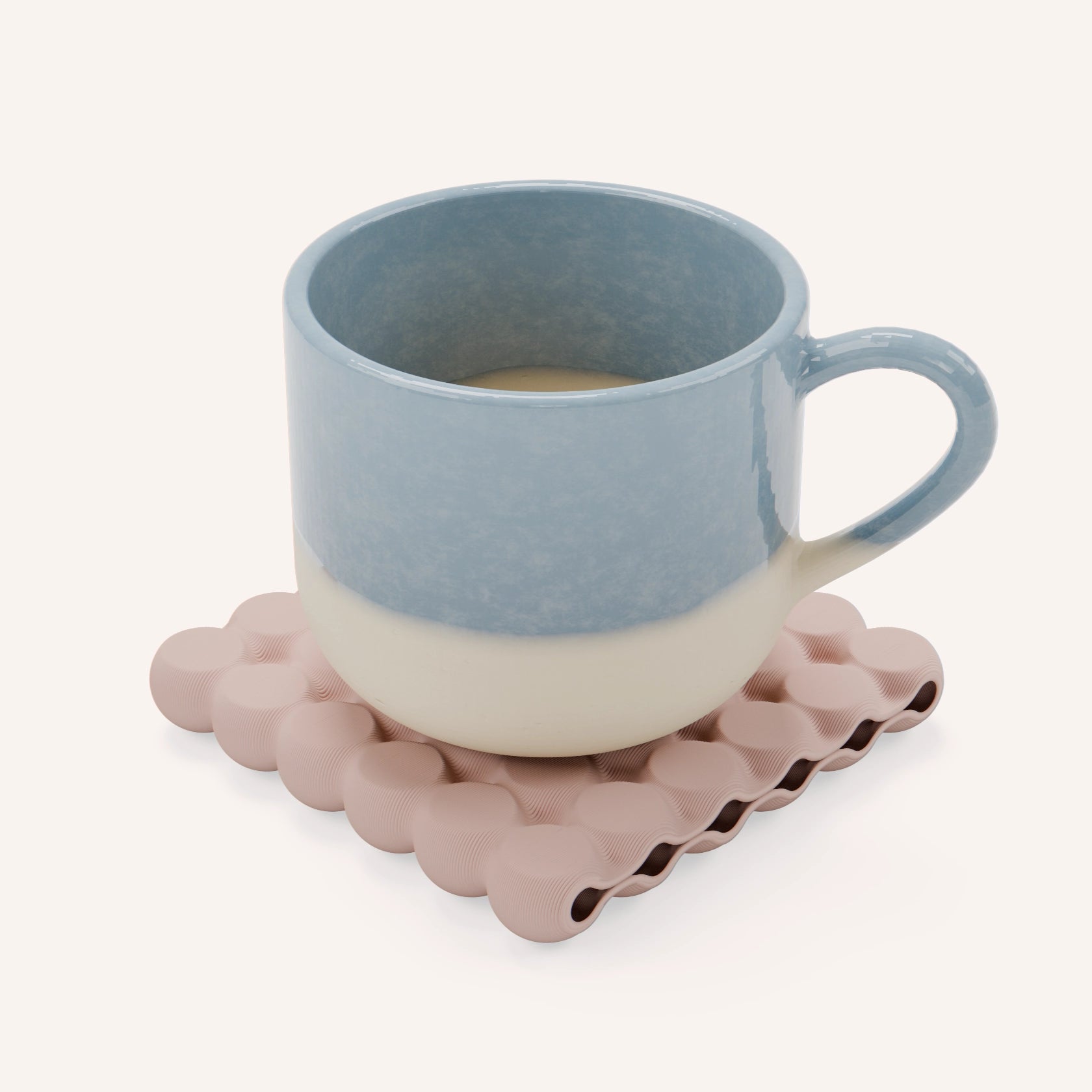 BubbleBar.Coaster.6x6 in sage by Layerd.Studio