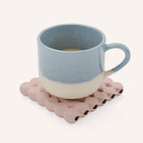 BubbleBar.Coaster.6x6 in sage by Layerd.Studio