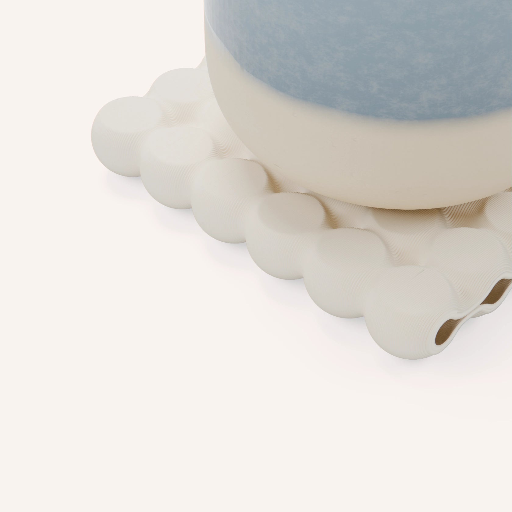 BubbleBar.Coaster.6x6 in ochre by Layerd.Studio