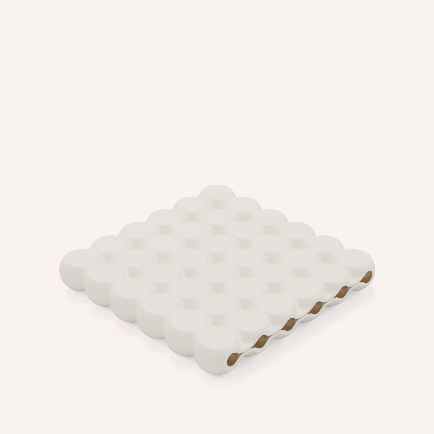 BubbleBar.Coaster.6x6 in eggshell by Layerd.Studio