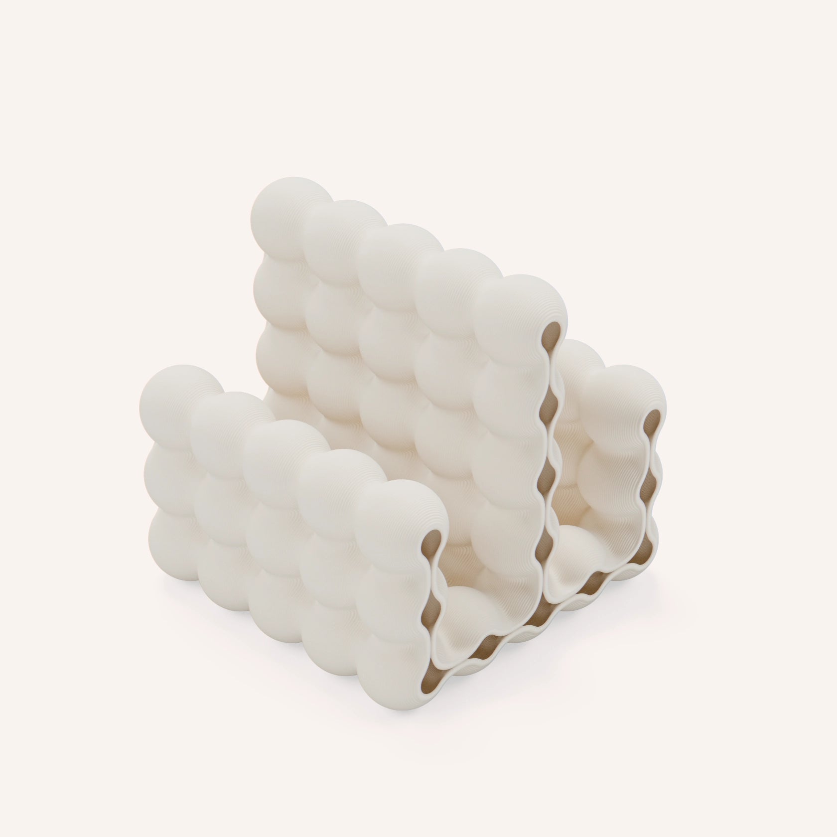 BubbleBar.Napkin in eggshell by Layerd.Studio