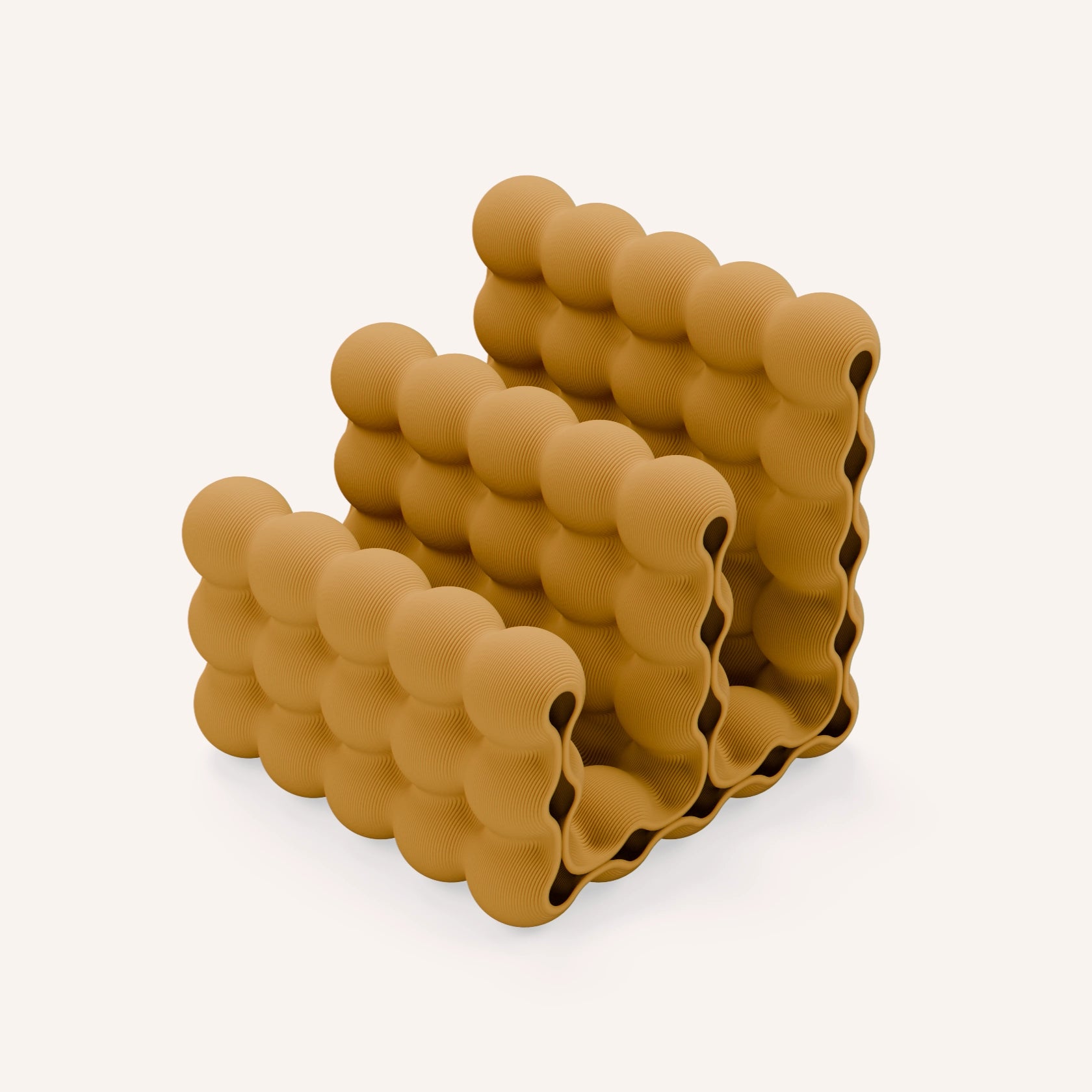 BubbleBar.Notebook in ochre by Layerd.Studio