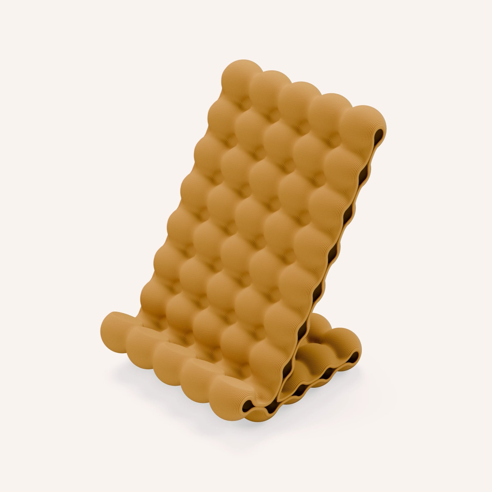 BubbleBar.Stand in ochre by Layerd.Studio