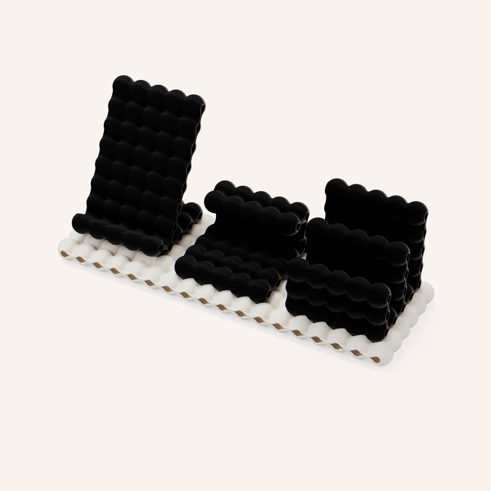 BubbleBar.Tray in eggshell by Layerd.Studio