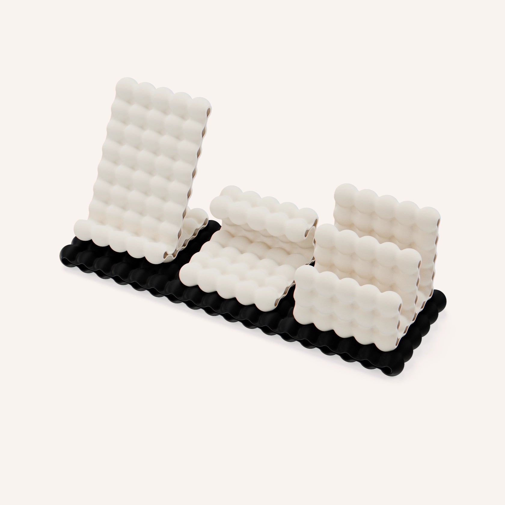 BubbleBar.Tray in eggshell by Layerd.Studio