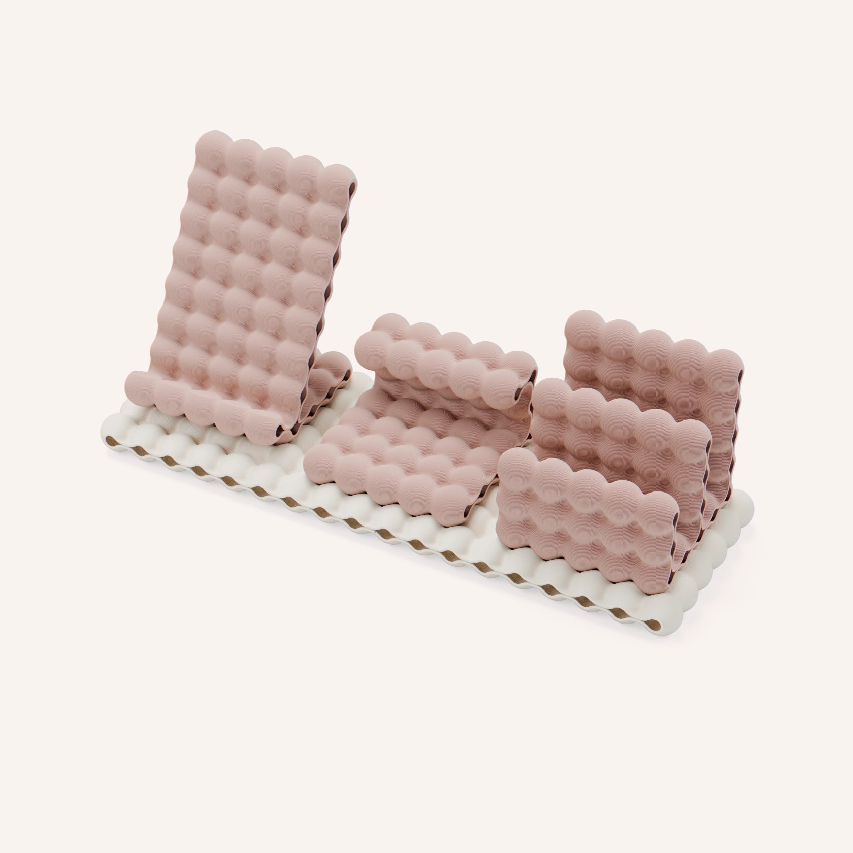 BubbleBar.Tray in eggshell by Layerd.Studio