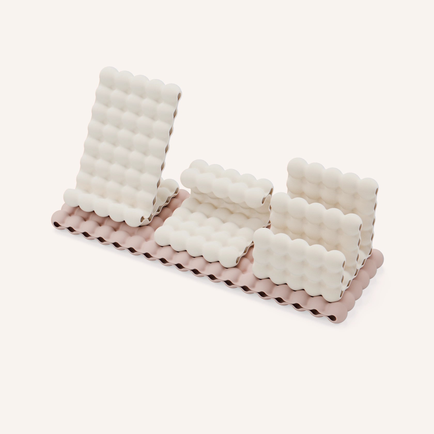 BubbleBar.Tray in eggshell by Layerd.Studio