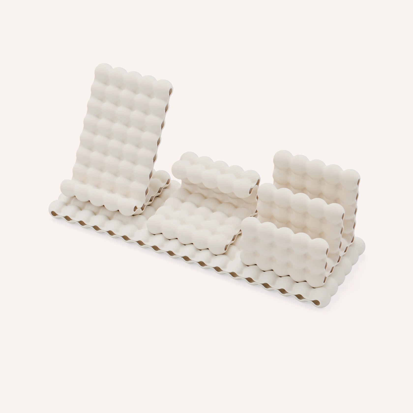 BubbleBar.Tray in eggshell by Layerd.Studio