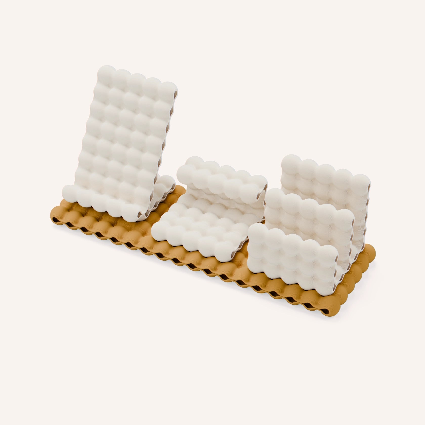 BubbleBar.Tray in eggshell by Layerd.Studio